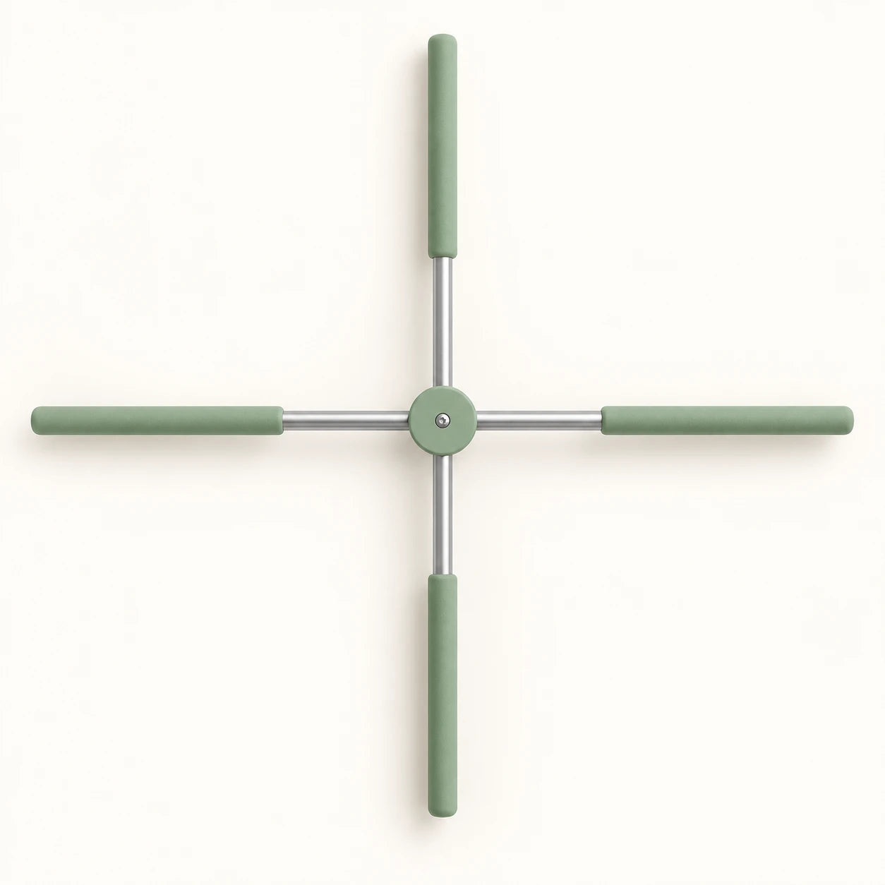 Slim green cross stretching stick