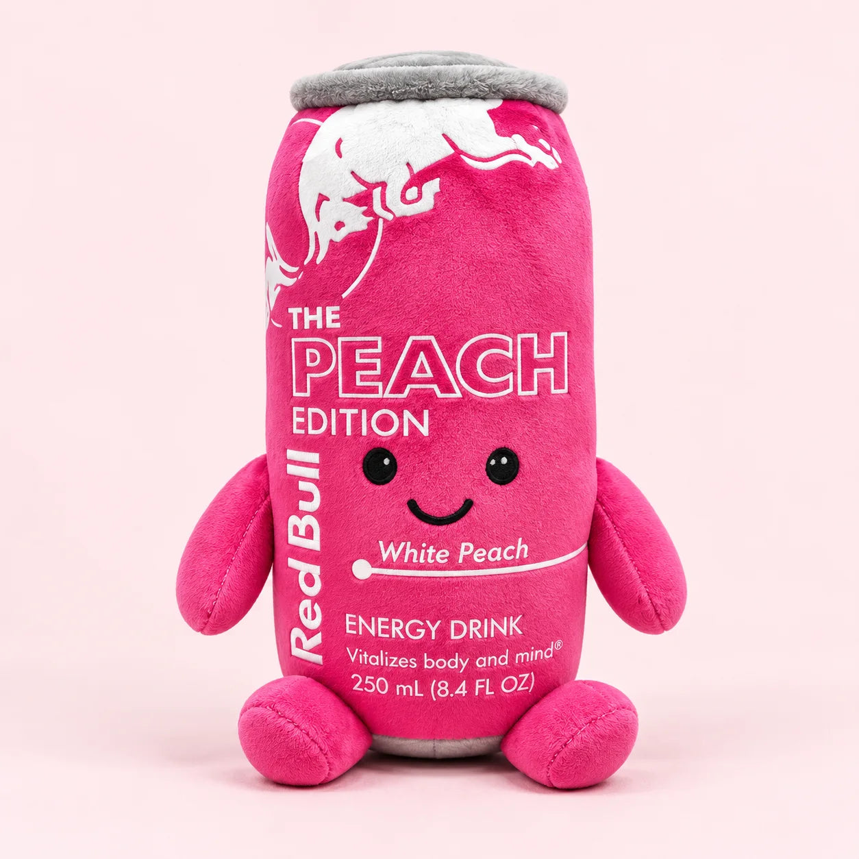 Peach Pink can plush.