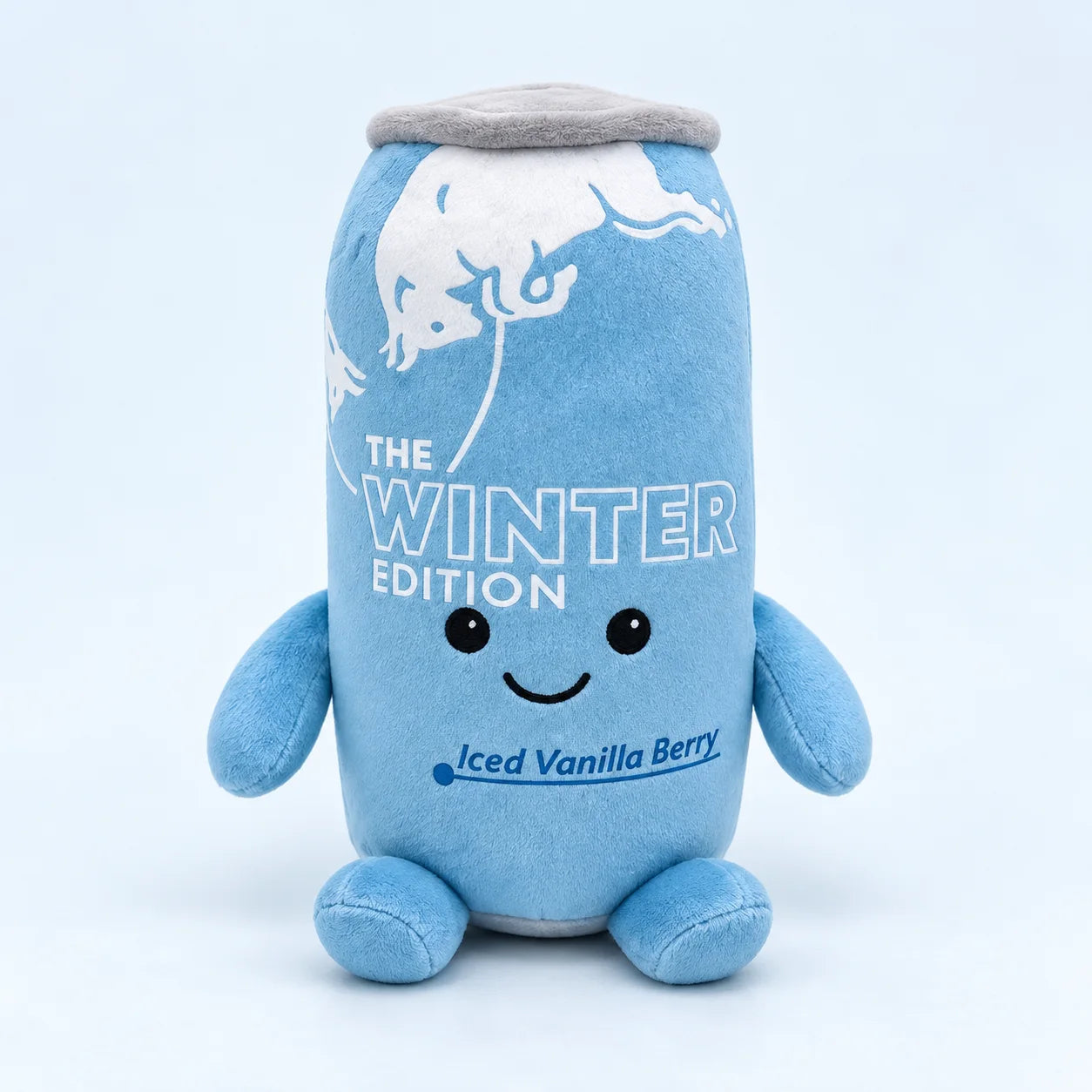 Winter Blue can plush.