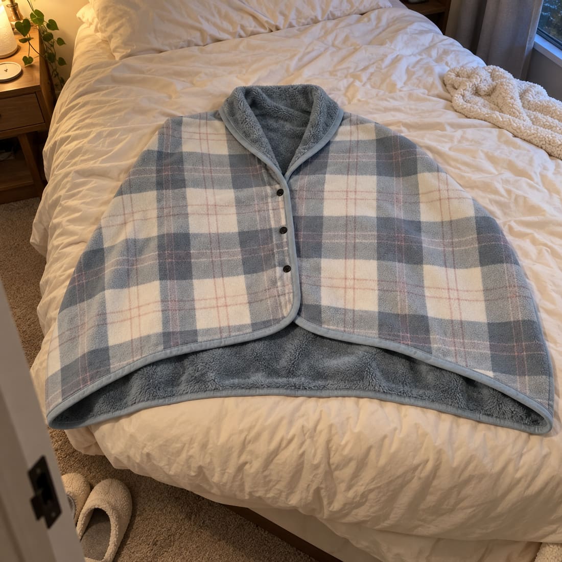 Customer photo of TENLOVE Cozy Blanket Wrap