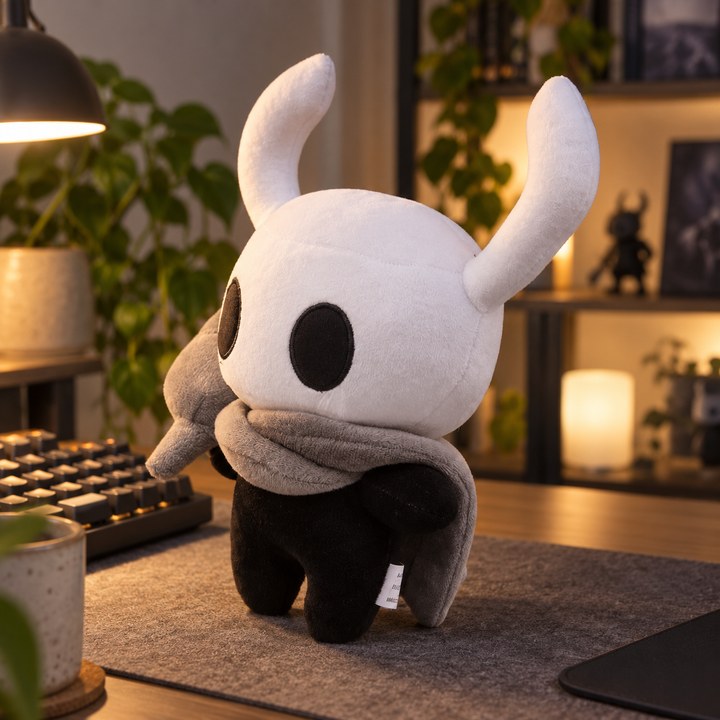 Close-up details of character plush.