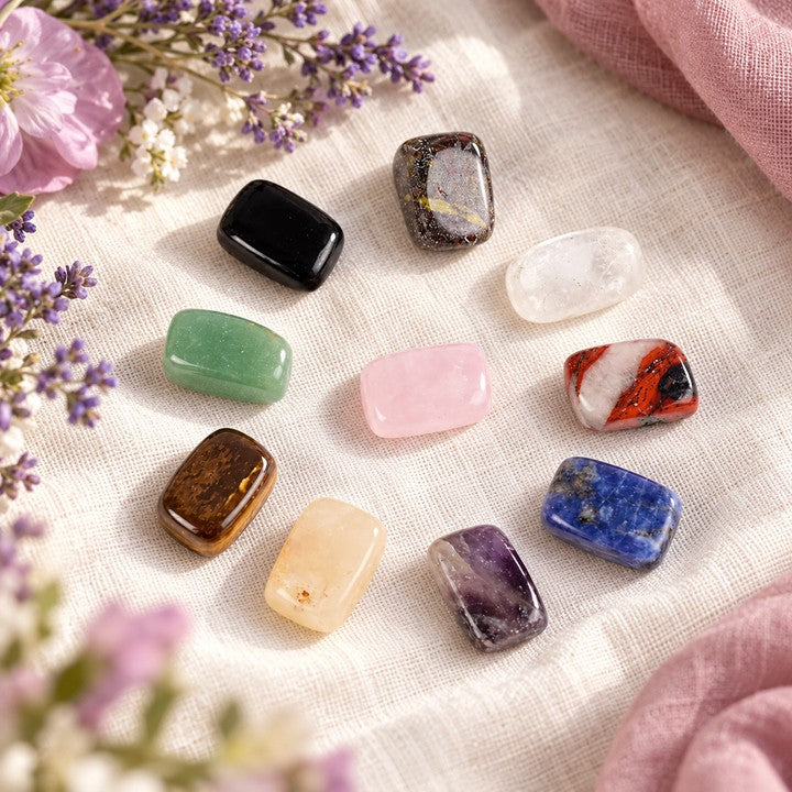 Photo tour of 10-Piece Tumbled Stone Set