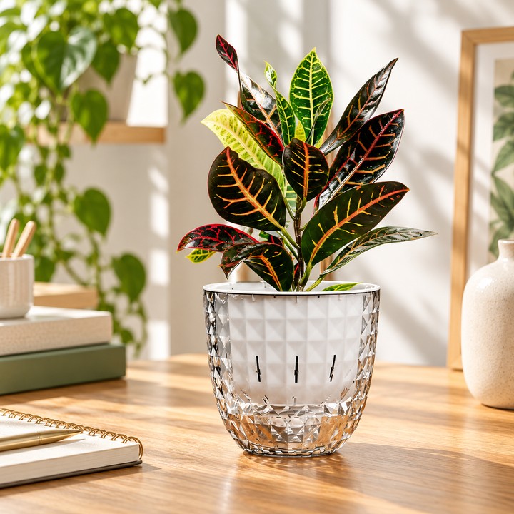 Photo tour of Clear Self-Watering Planter