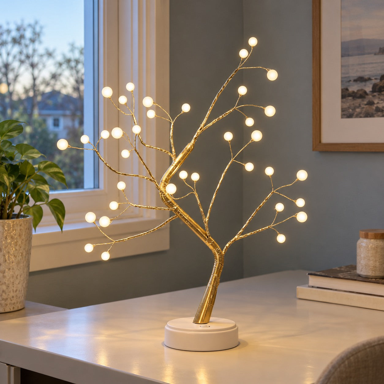 TENLOVE Blossom Tree Light - pearl.