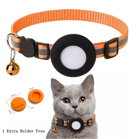 Orange + spare holder collar; finder tag sold separately