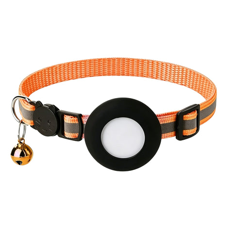 Orange / black holder collar; finder tag sold separately
