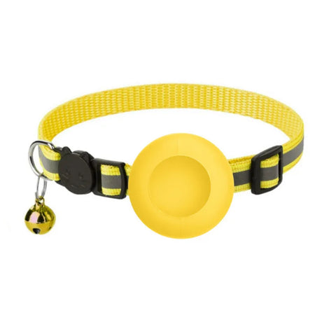 Yellow / matching holder collar; finder tag sold separately