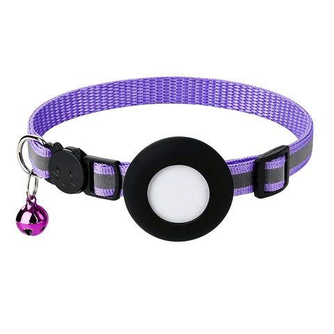 Purple / black holder collar; finder tag sold separately
