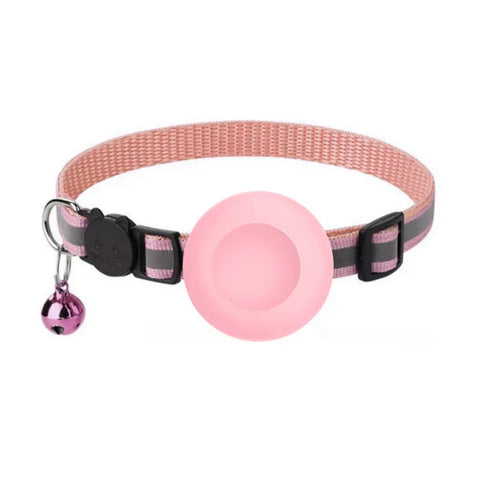Pink / matching holder collar; finder tag sold separately