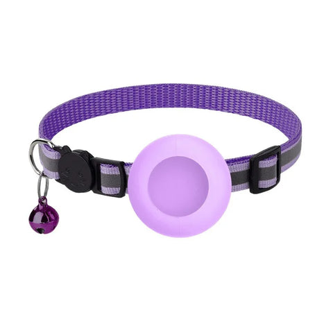 Purple / matching holder collar; finder tag sold separately