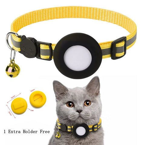 Yellow + spare holder collar; finder tag sold separately