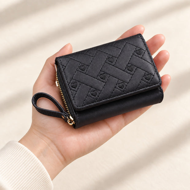 TEN LOVE Mini Wallet in Black