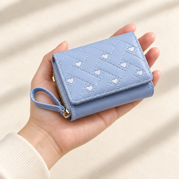 TEN LOVE Mini Wallet in Powder Blue
