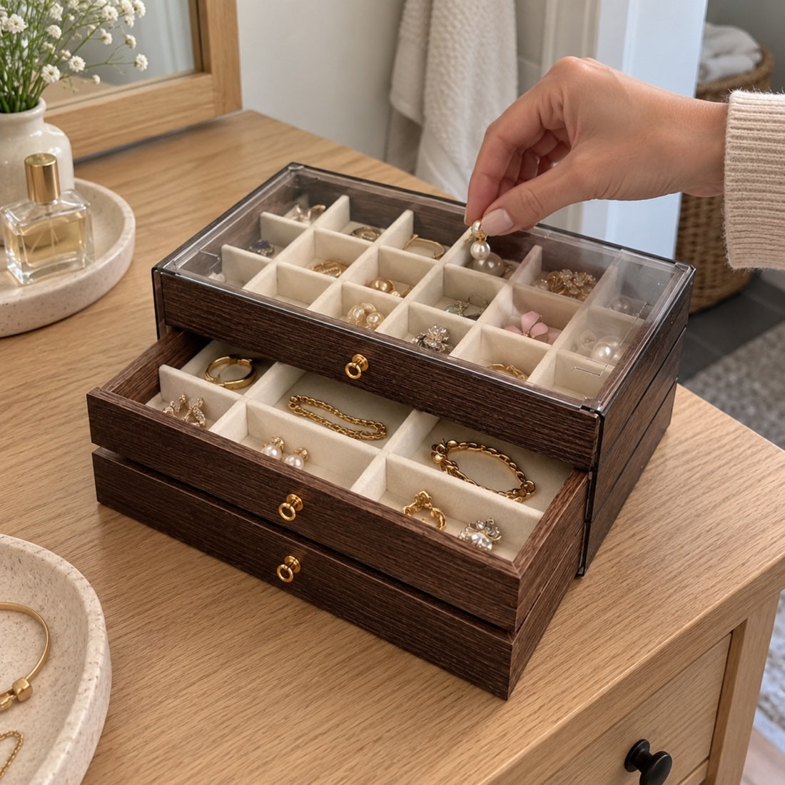 Customer photo of TENLOVE Keepsake Jewelry Box.