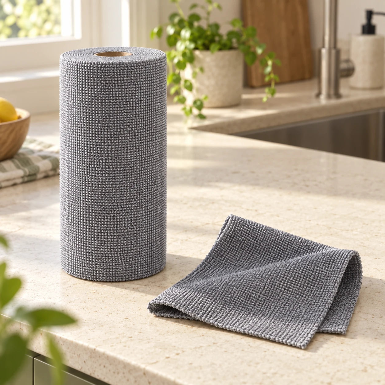 reusable cleaning roll: main product setting.