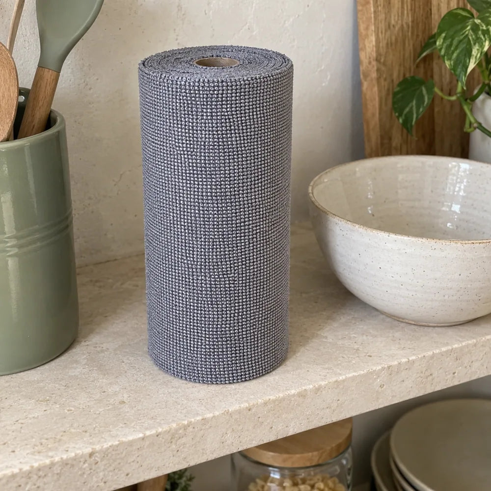 reusable cleaning roll: everyday photograph.