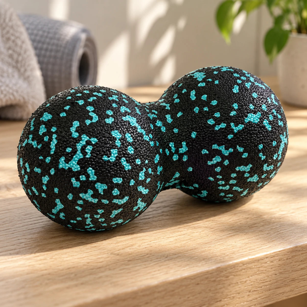 peanut massage ball: close-up details.