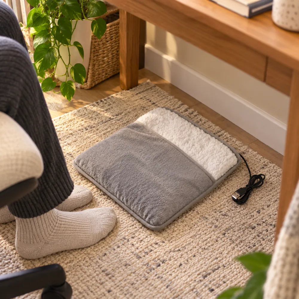 USB foot warmer: everyday photograph.