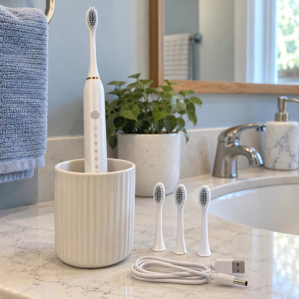 rechargeable toothbrush kit: everyday photograph.