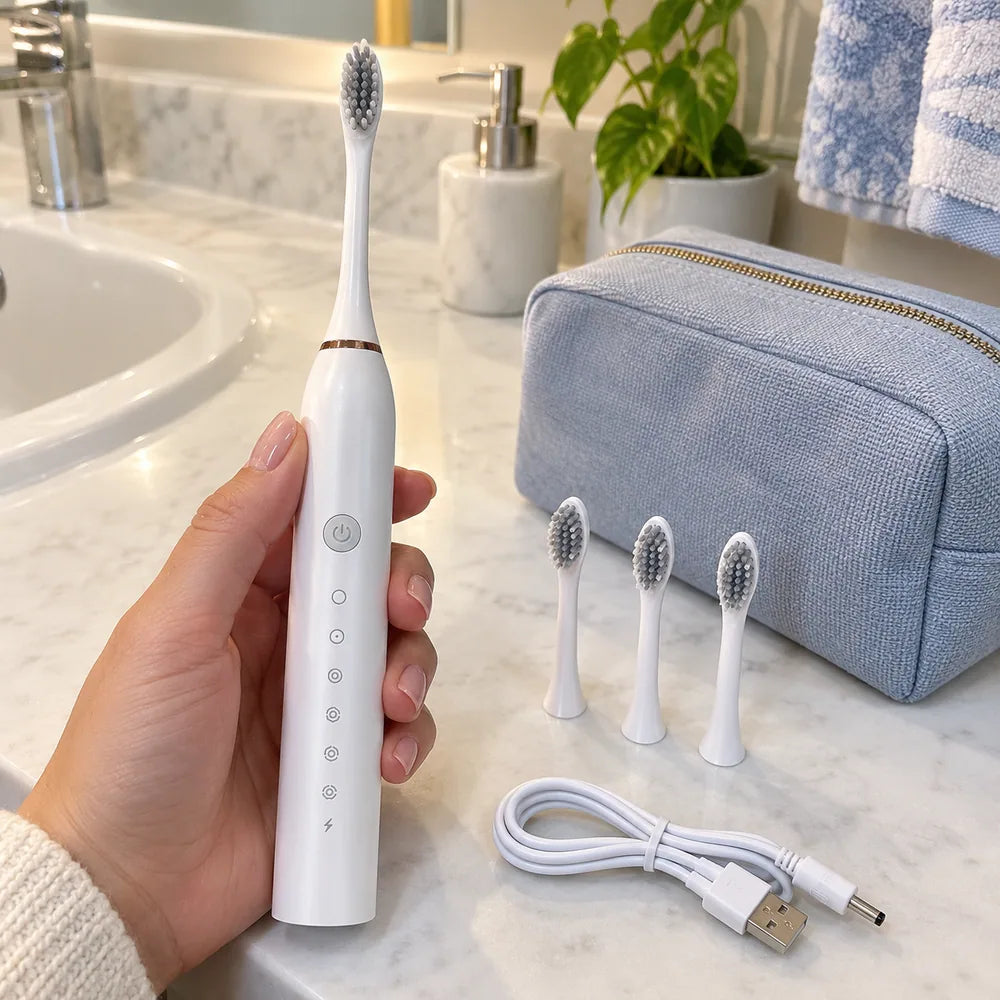rechargeable toothbrush kit: everyday photograph.