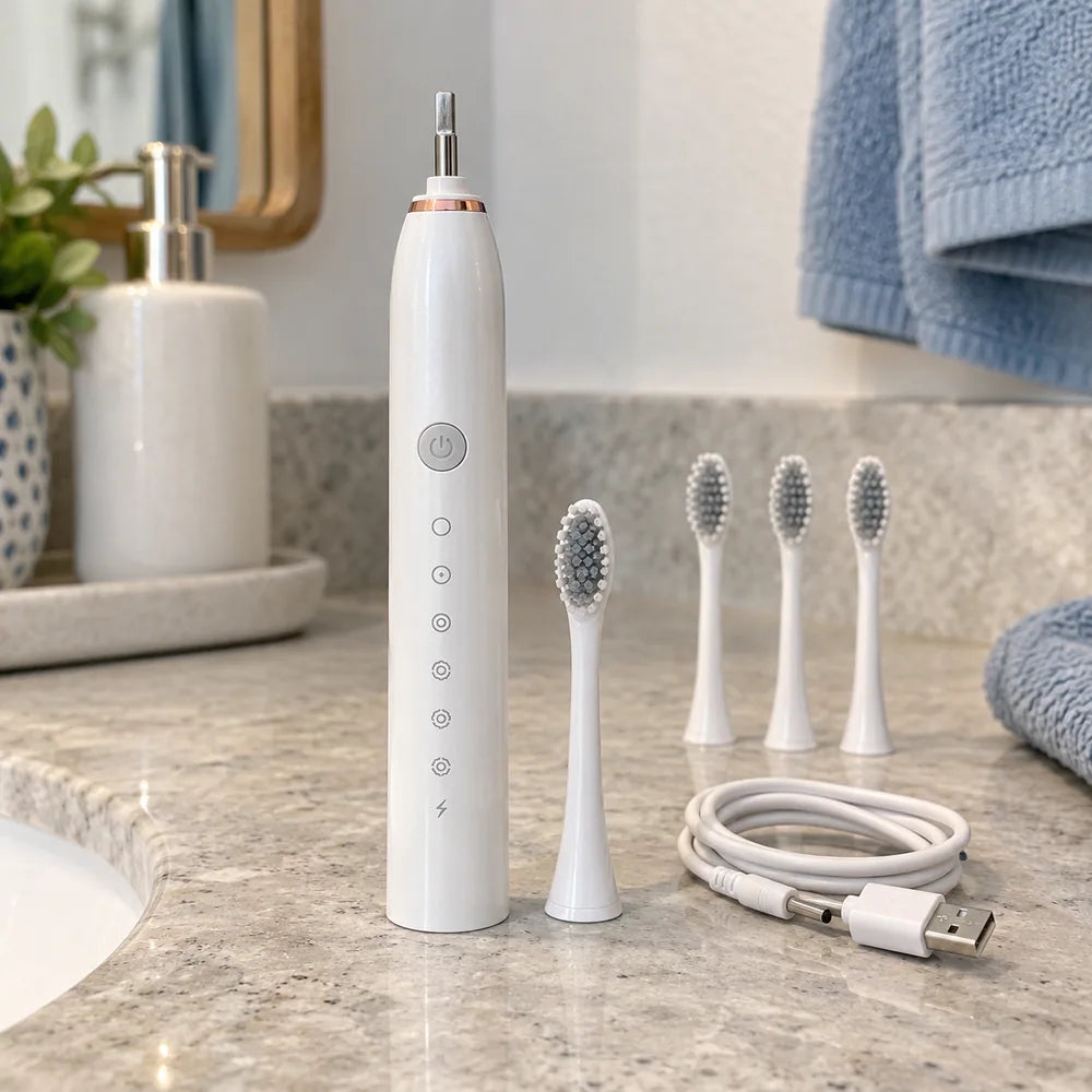 rechargeable toothbrush kit: everyday photograph.