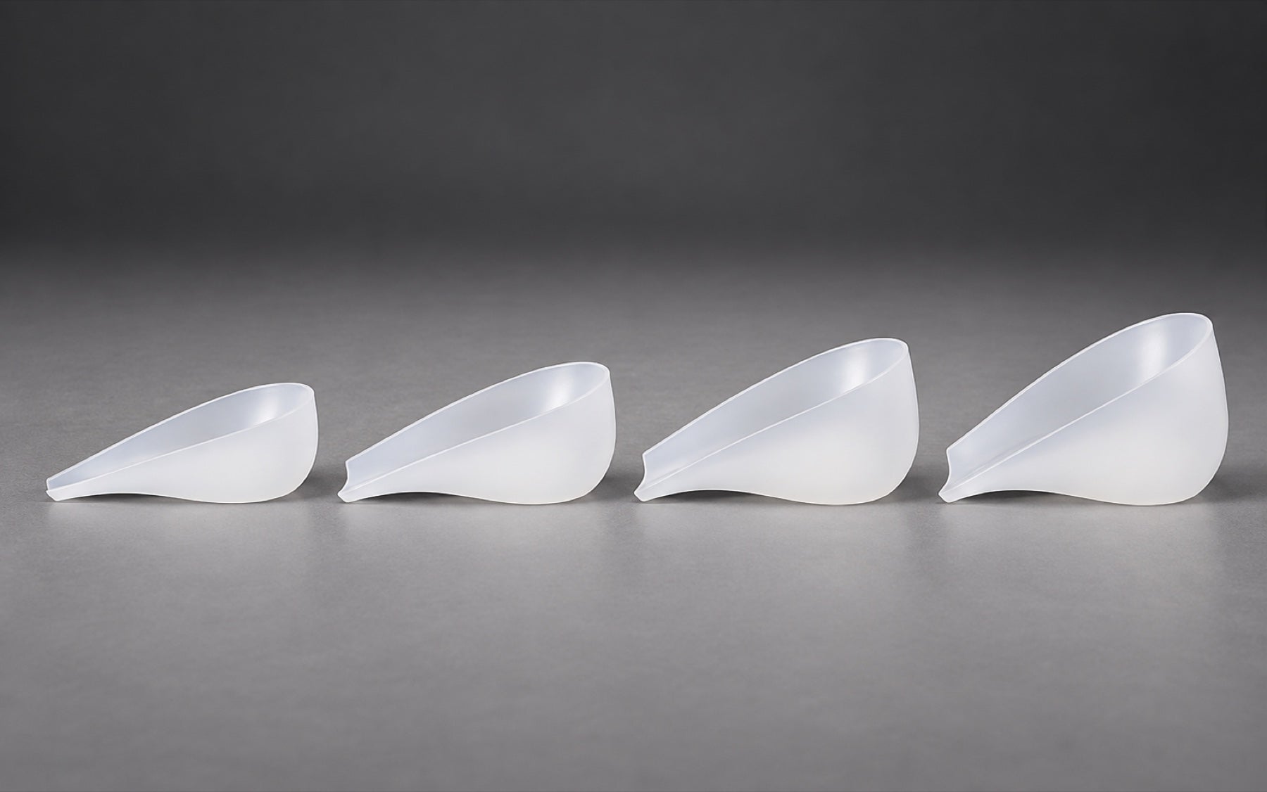 Three available heel lift heights arranged from lowest to highest