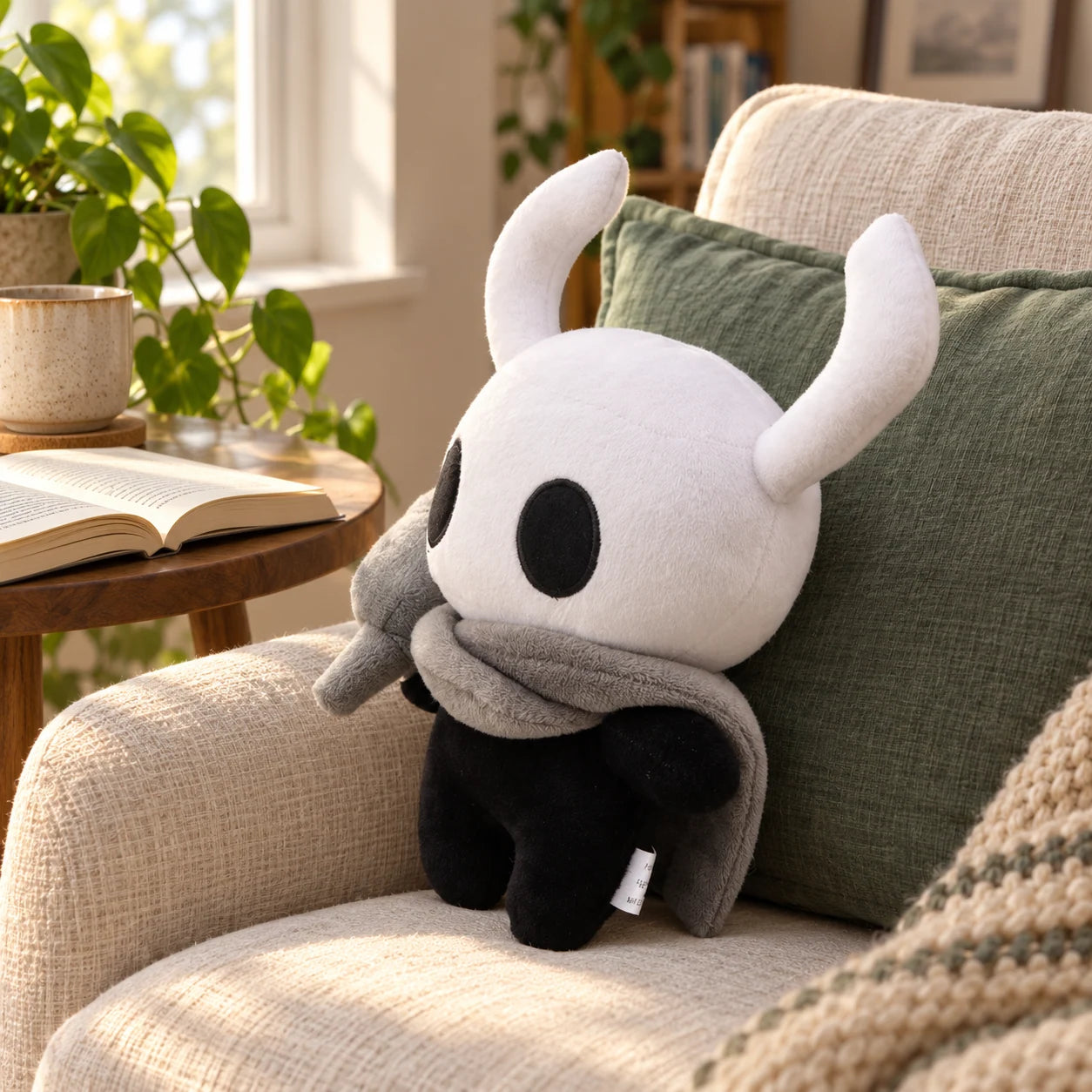 character plush in another everyday setting.