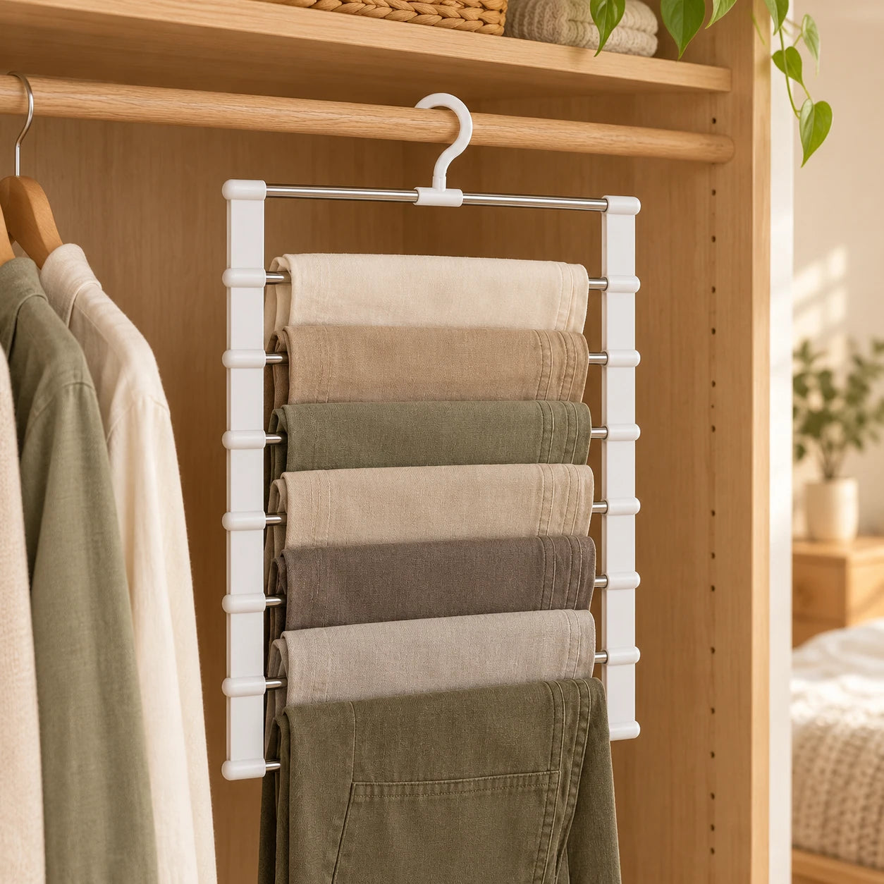 Multi-Layer Pants Hanger — lifestyle