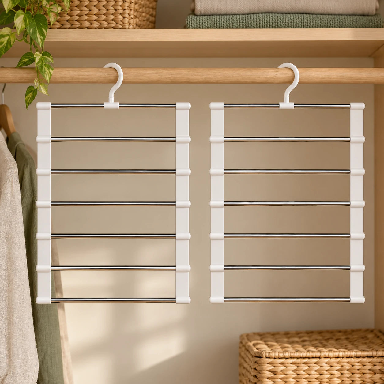 Multi-Layer Pants Hanger — pair