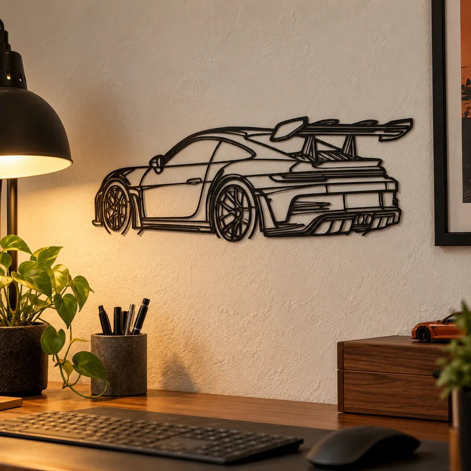 Sports Car Metal Wall Art — Customer photo 1