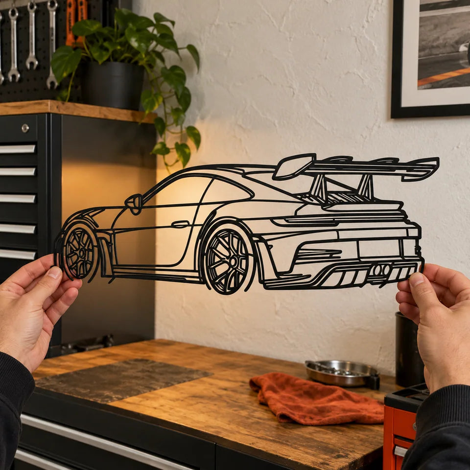 Sports Car Metal Wall Art — Customer photo 5