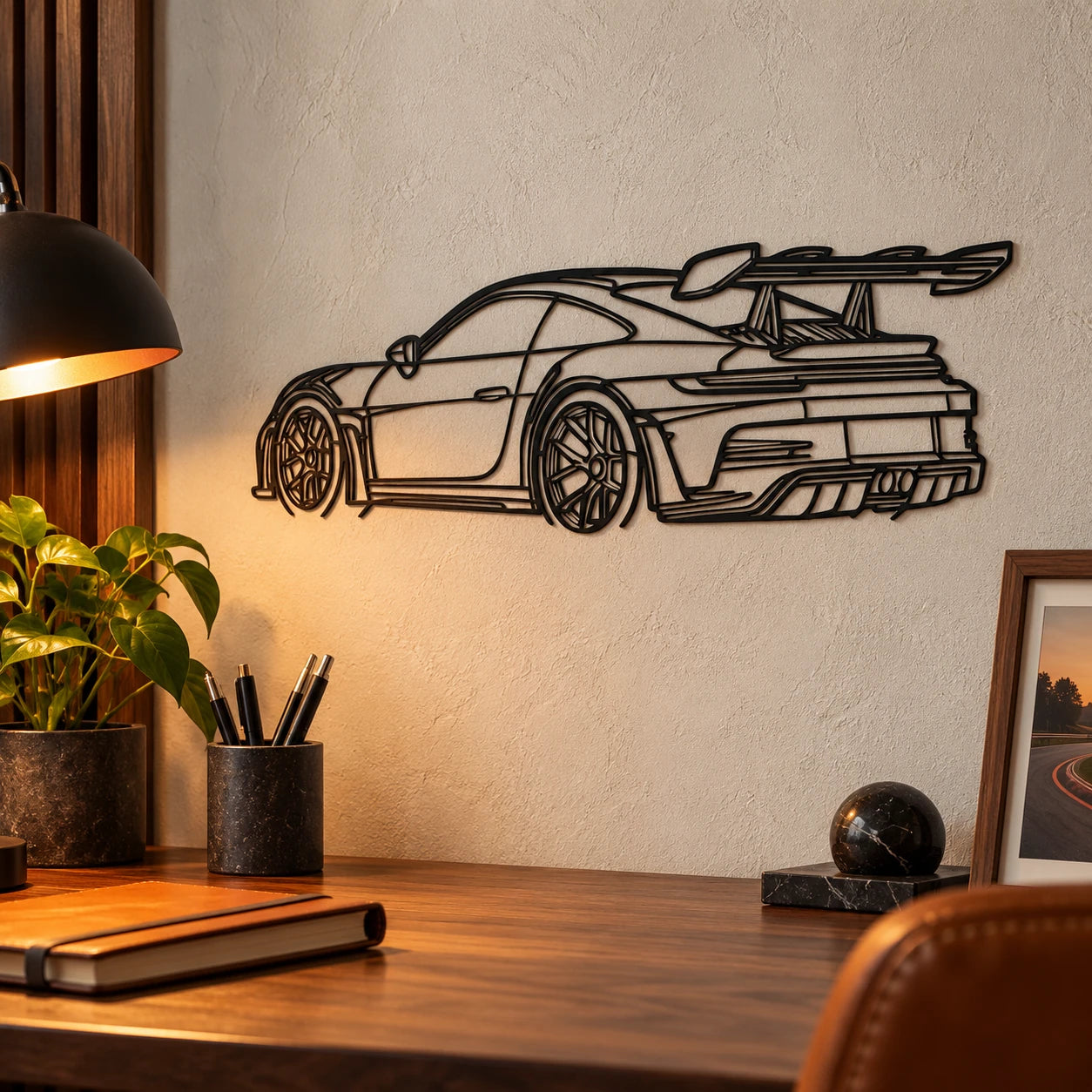 Sports Car Metal Wall Art — story