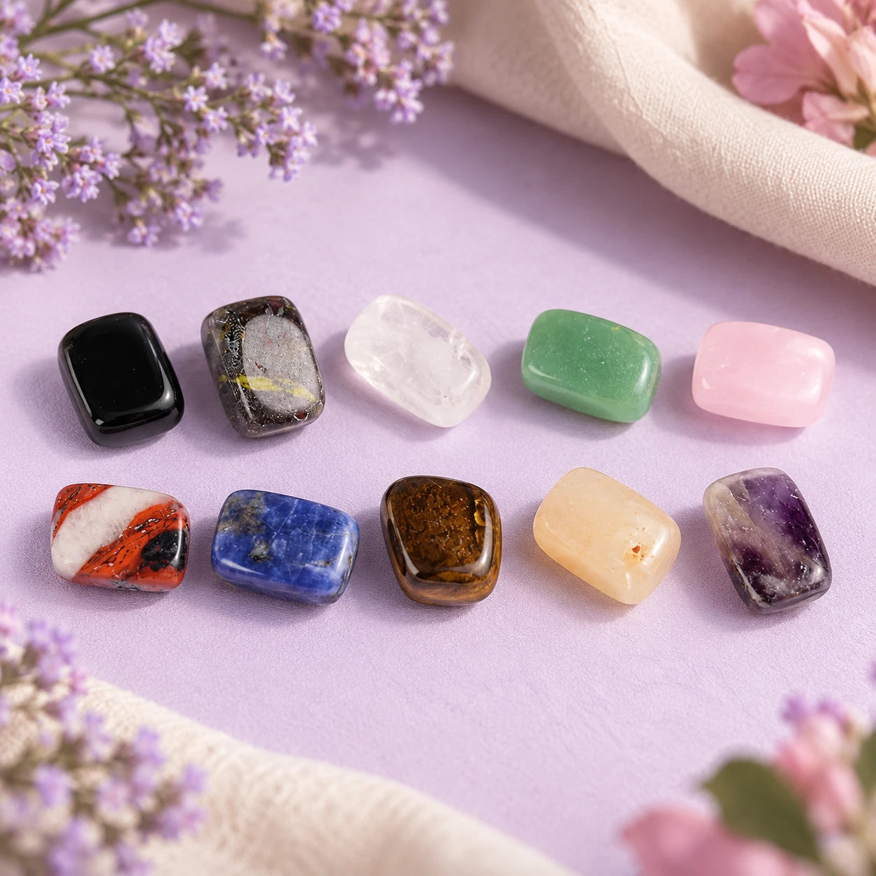 10-Piece Tumbled Stone Set — alternate