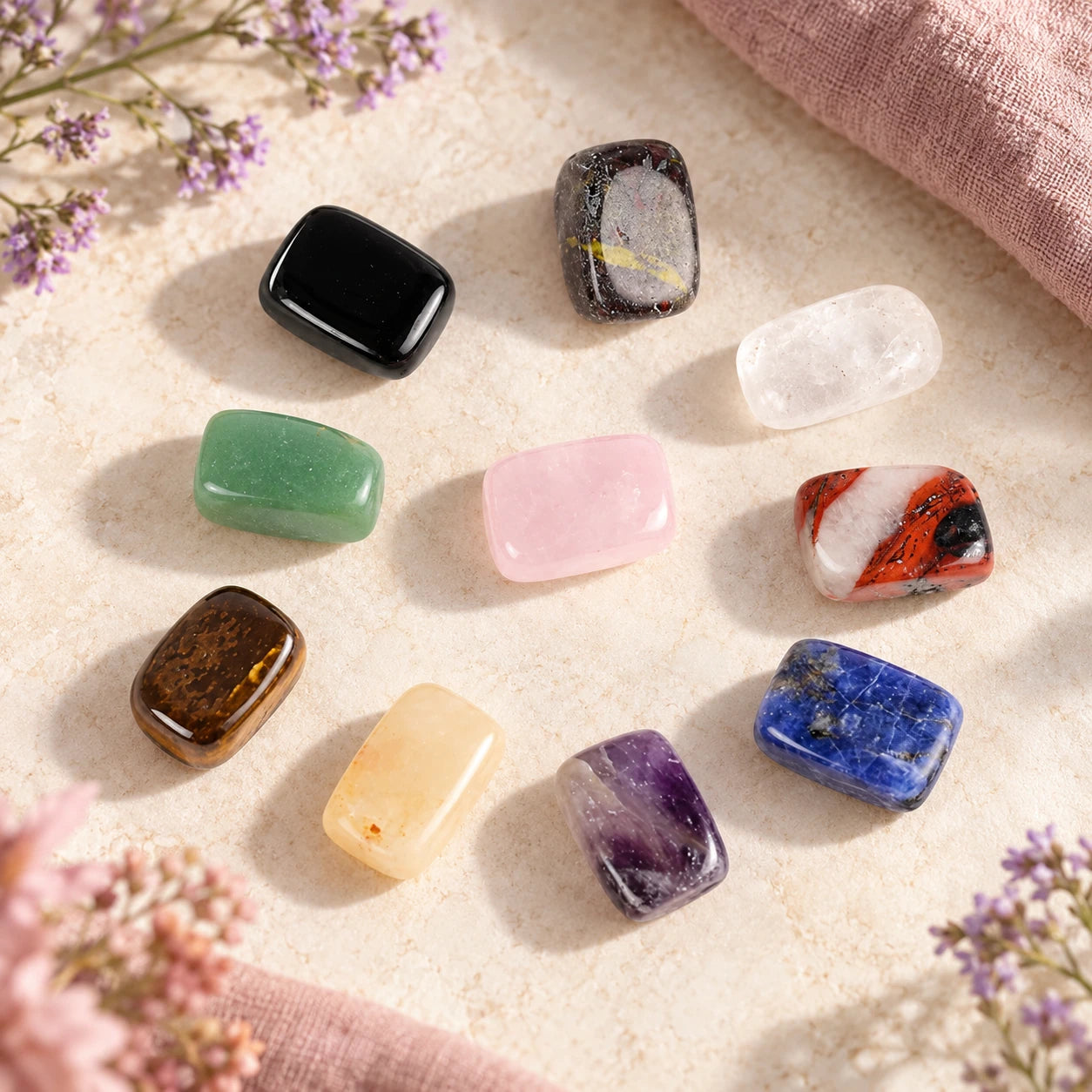 10-Piece Tumbled Stone Set — detail b