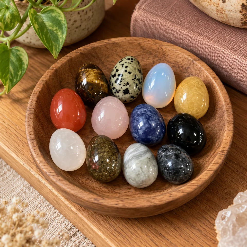 12 Polished Mini Egg Stones — Customer photo 3