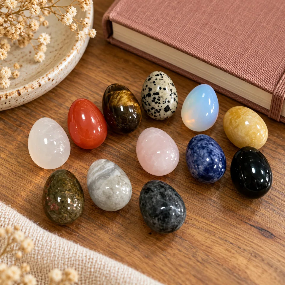 12 Polished Mini Egg Stones — Customer photo 6