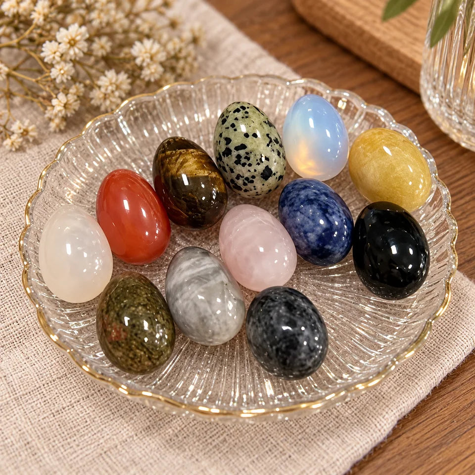 12 Polished Mini Egg Stones — Customer photo 7