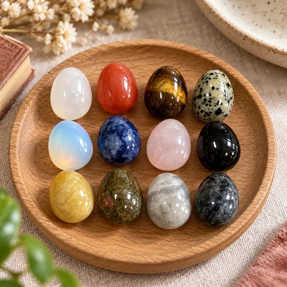 12 Polished Mini Egg Stones — Customer photo 12