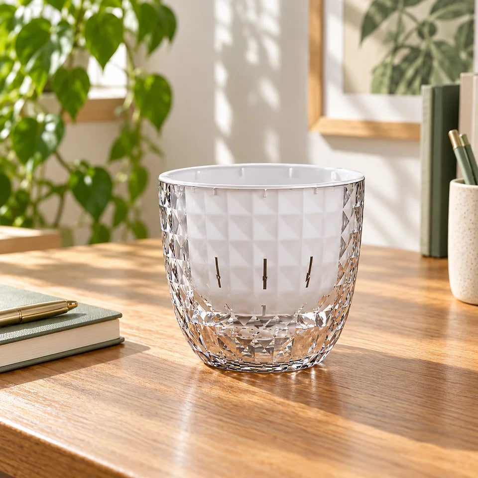 Clear Self-Watering Planter — Customer photo 2