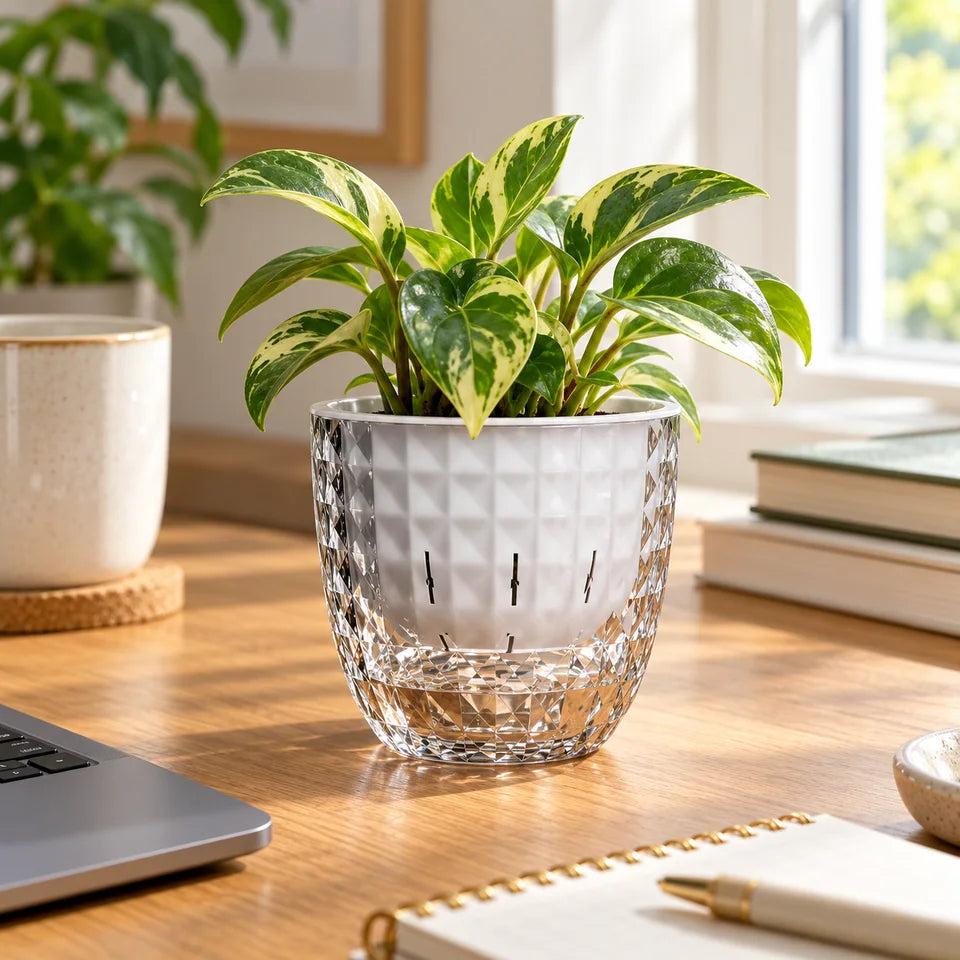 Clear Self-Watering Planter — Customer photo 9