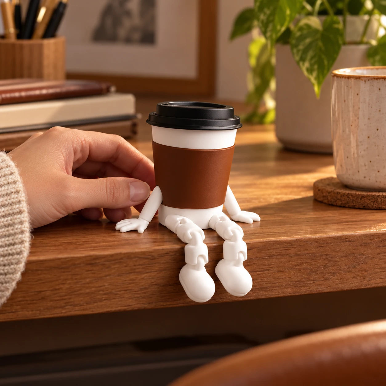 Articulated Coffee Desk Figure — scale