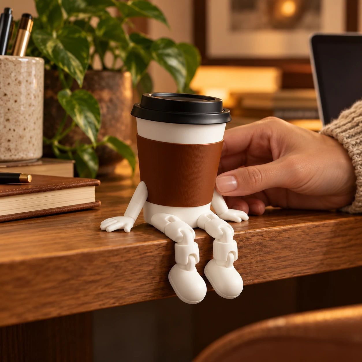 Articulated Coffee Desk Figure — story