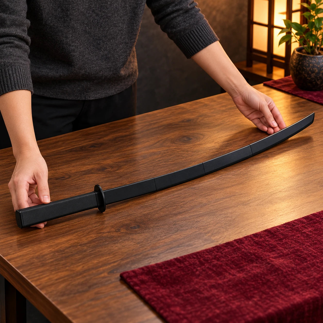 Telescoping Plastic Katana Prop — story