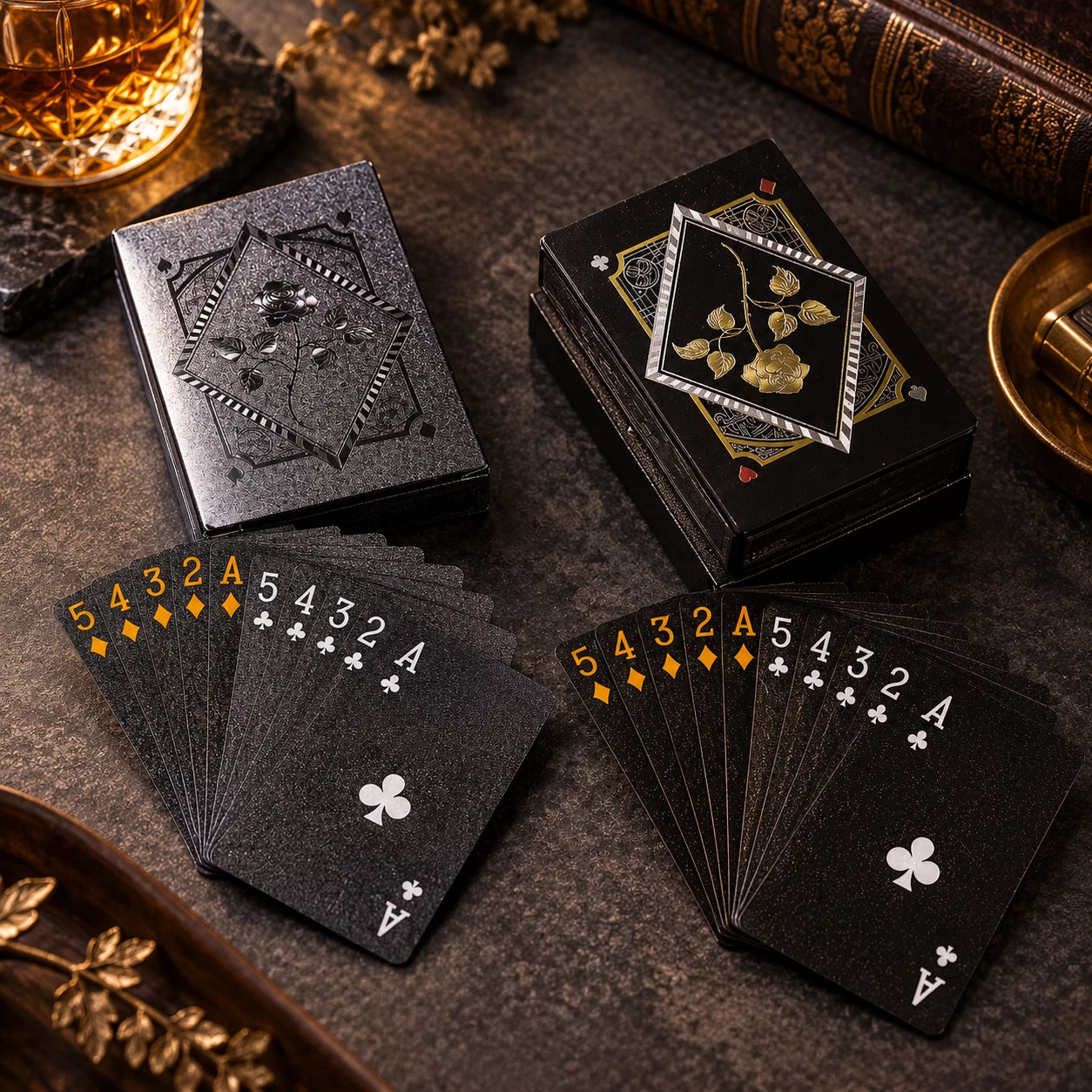 After Hours Metallic Playing Cards — pair