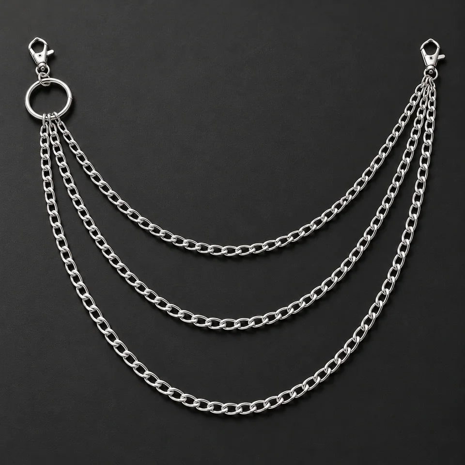 Triple-strand chain flatlay