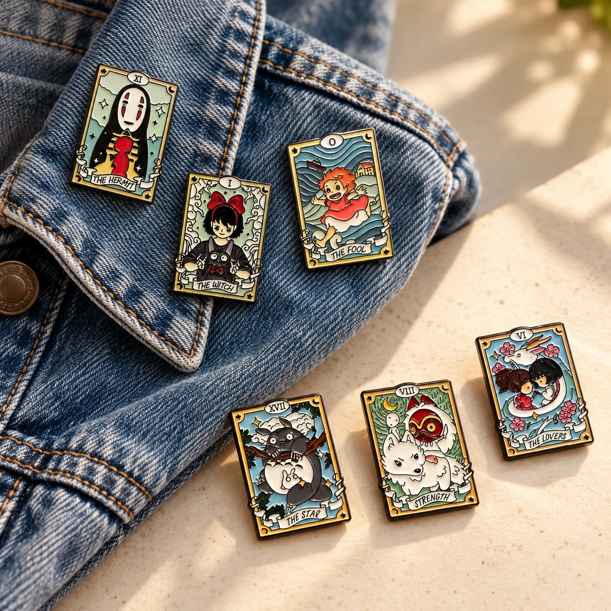 TENLOVE Storykeeper Six Anime Enamel Pins — alternate