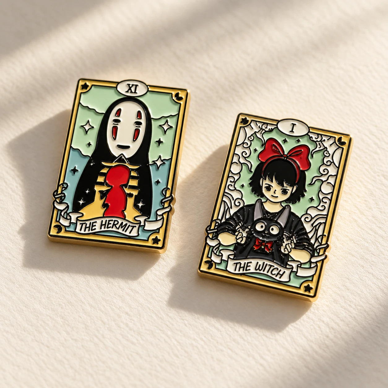 TENLOVE Storykeeper Six Anime Enamel Pins — detail a