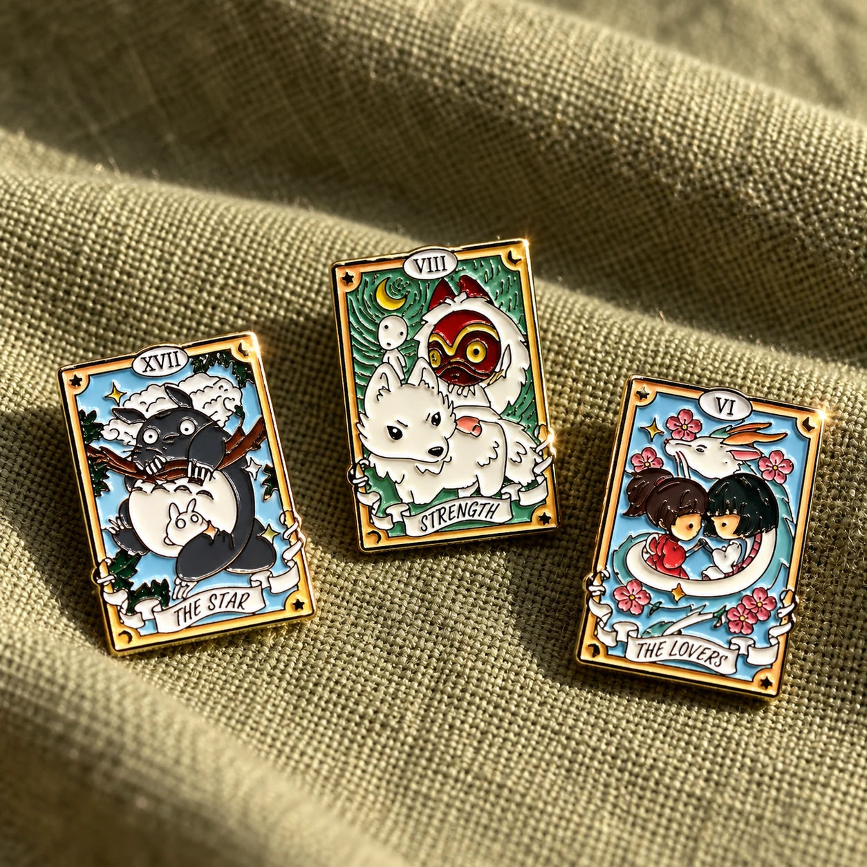 TENLOVE Storykeeper Six Anime Enamel Pins — detail b