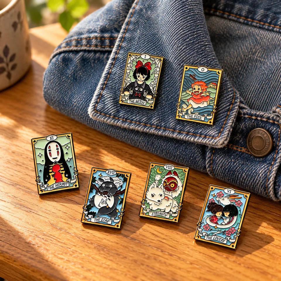 TENLOVE Storykeeper Six Anime Enamel Pins — inspiration scene 2