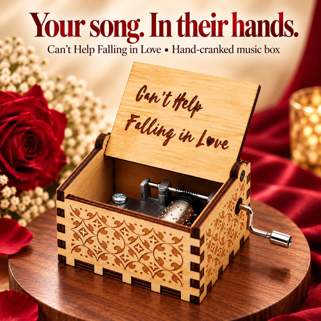 Fall in love tenlove quiet chorus can’t help falling in love music box